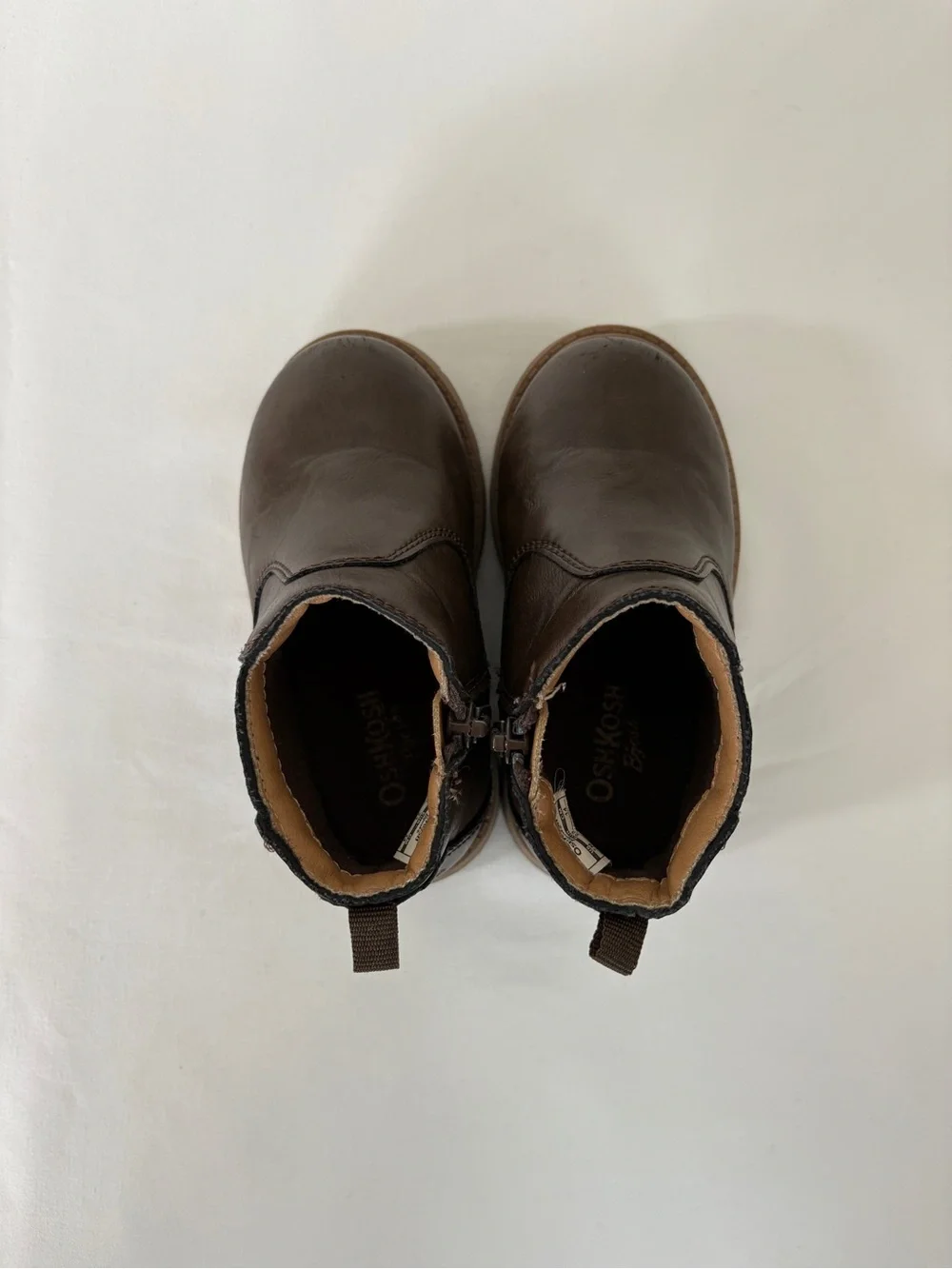 SOLD Oshkosh B'gosh Dark Brown Kids Chelsea Boots - Toddler Size 7